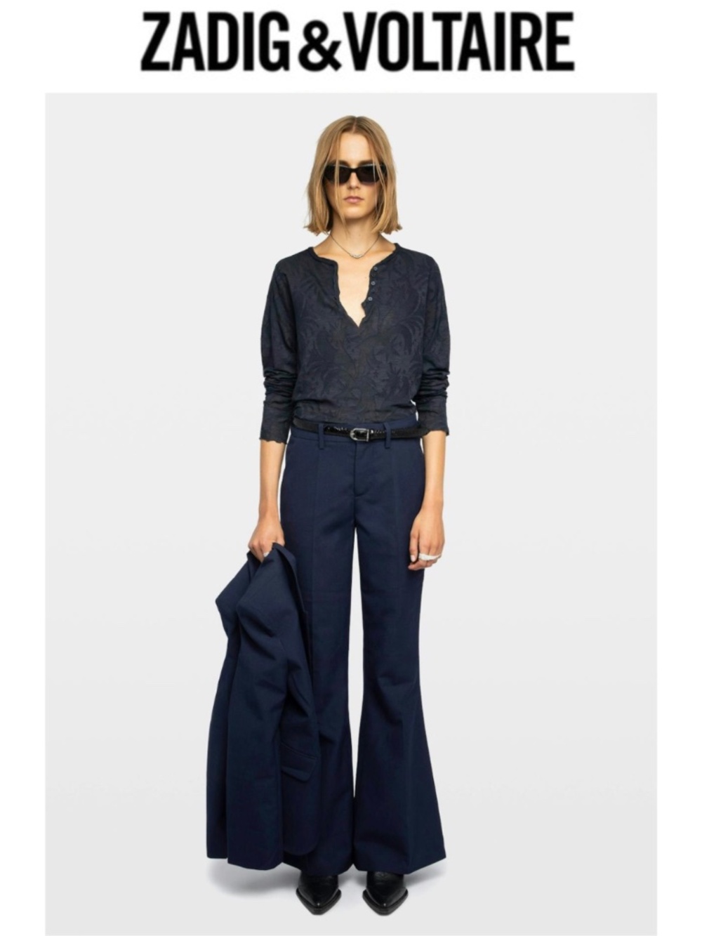 Zadig & Voltaire Tuni Henley T-Shirt